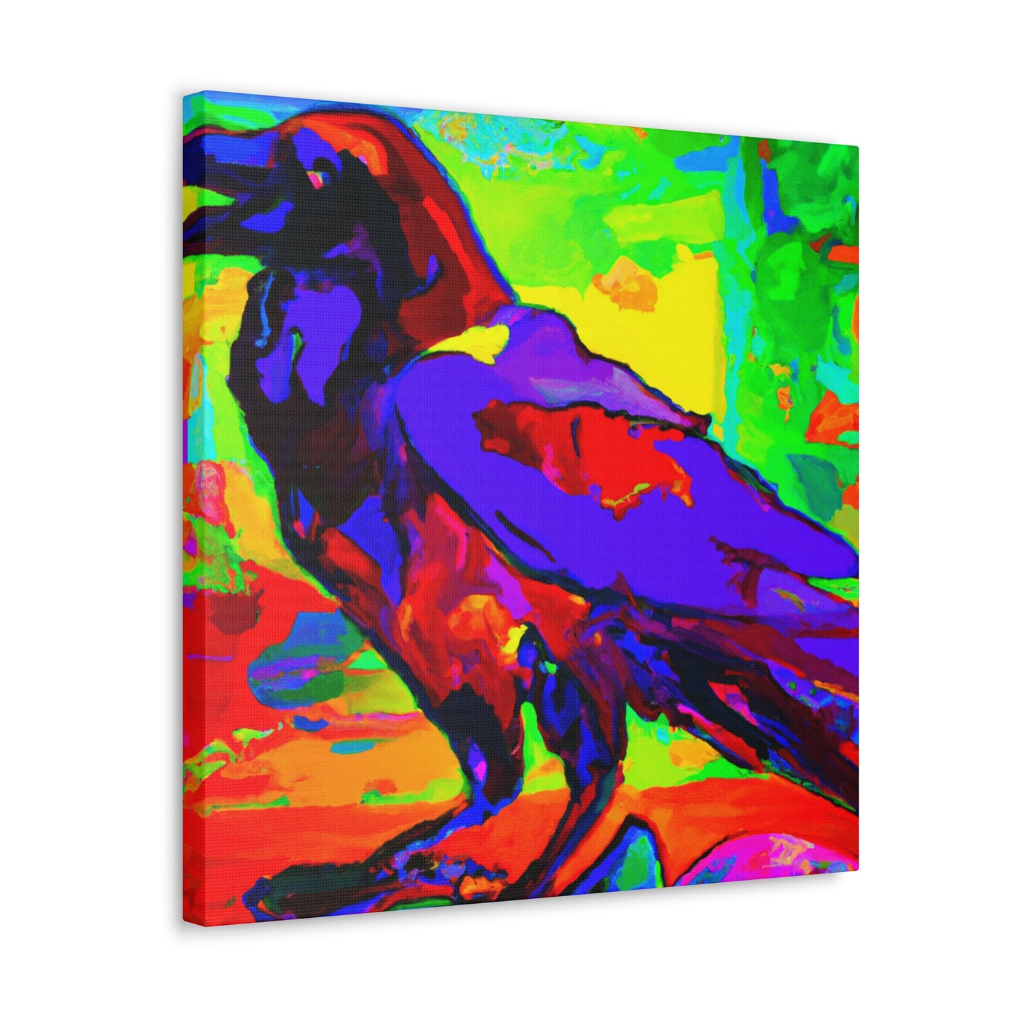 American Crows in Flight - Canvas