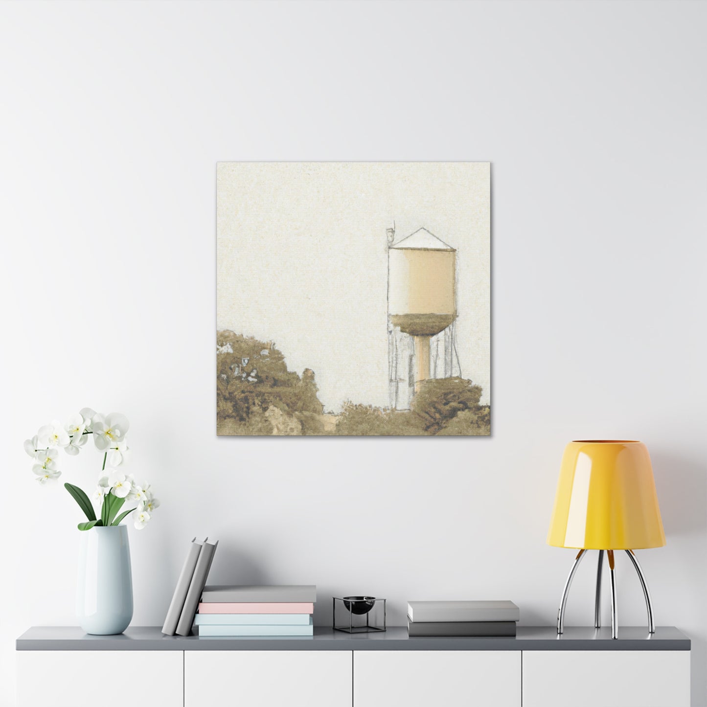 Water Tower Majestica - Canvas