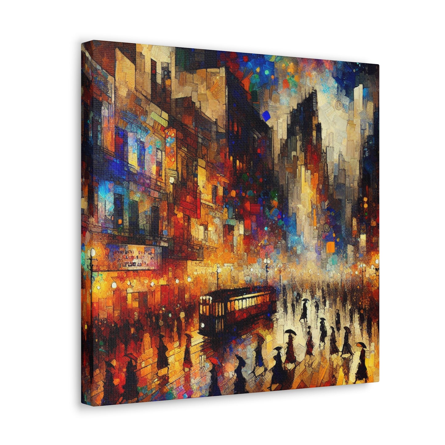 Vibrant City Stages - Canvas