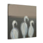 "African Greys Impressionism" - Canvas