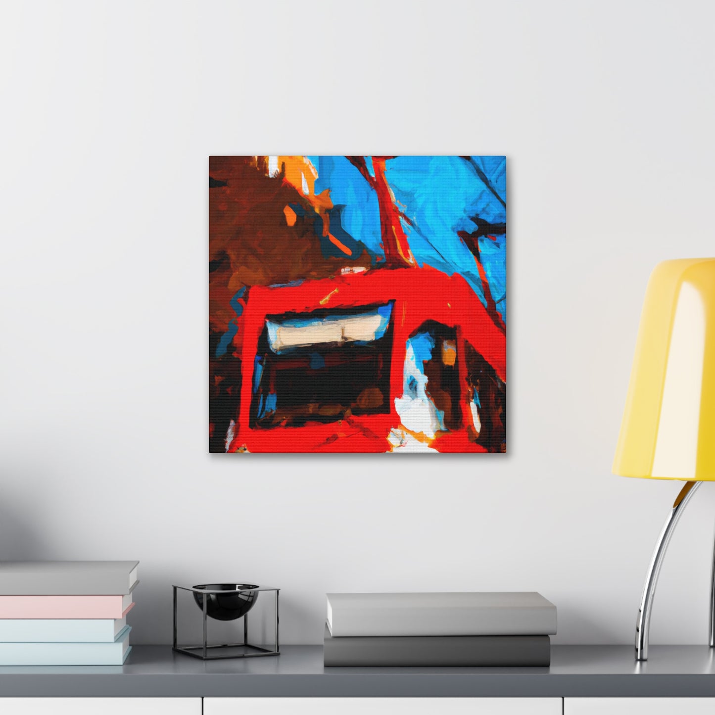 Cable Car in Flight - Canvas