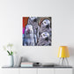 African Greys Sunset - Canvas