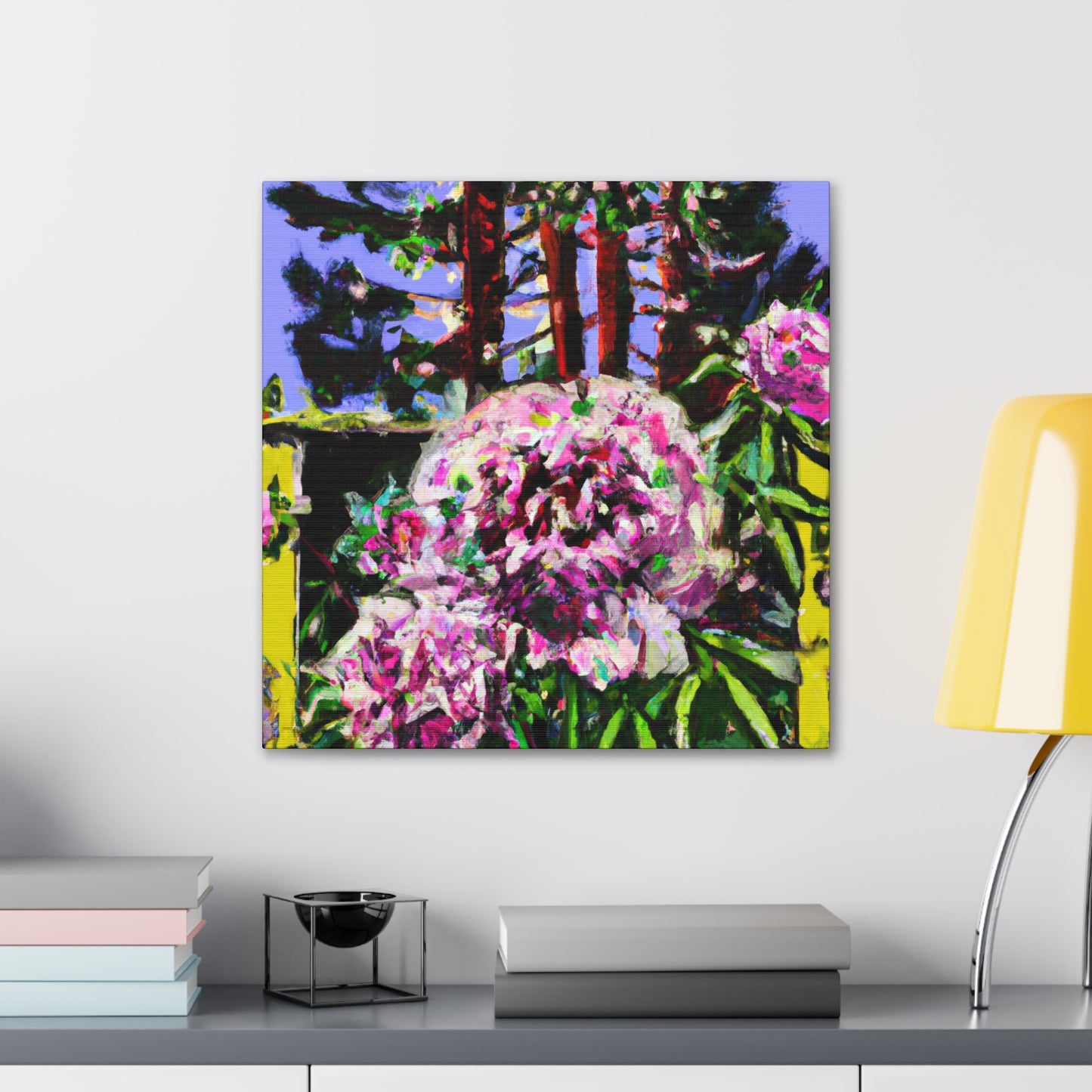 "Peonies in the Park" - Canvas