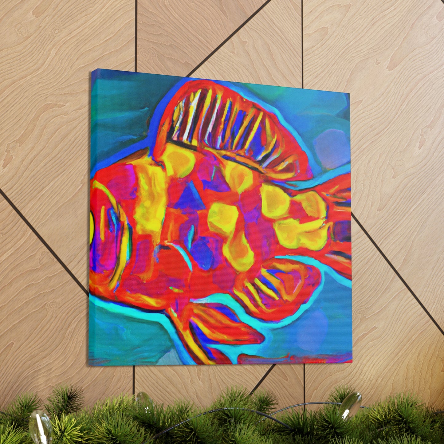 Rainbow Fish Reverie - Canvas