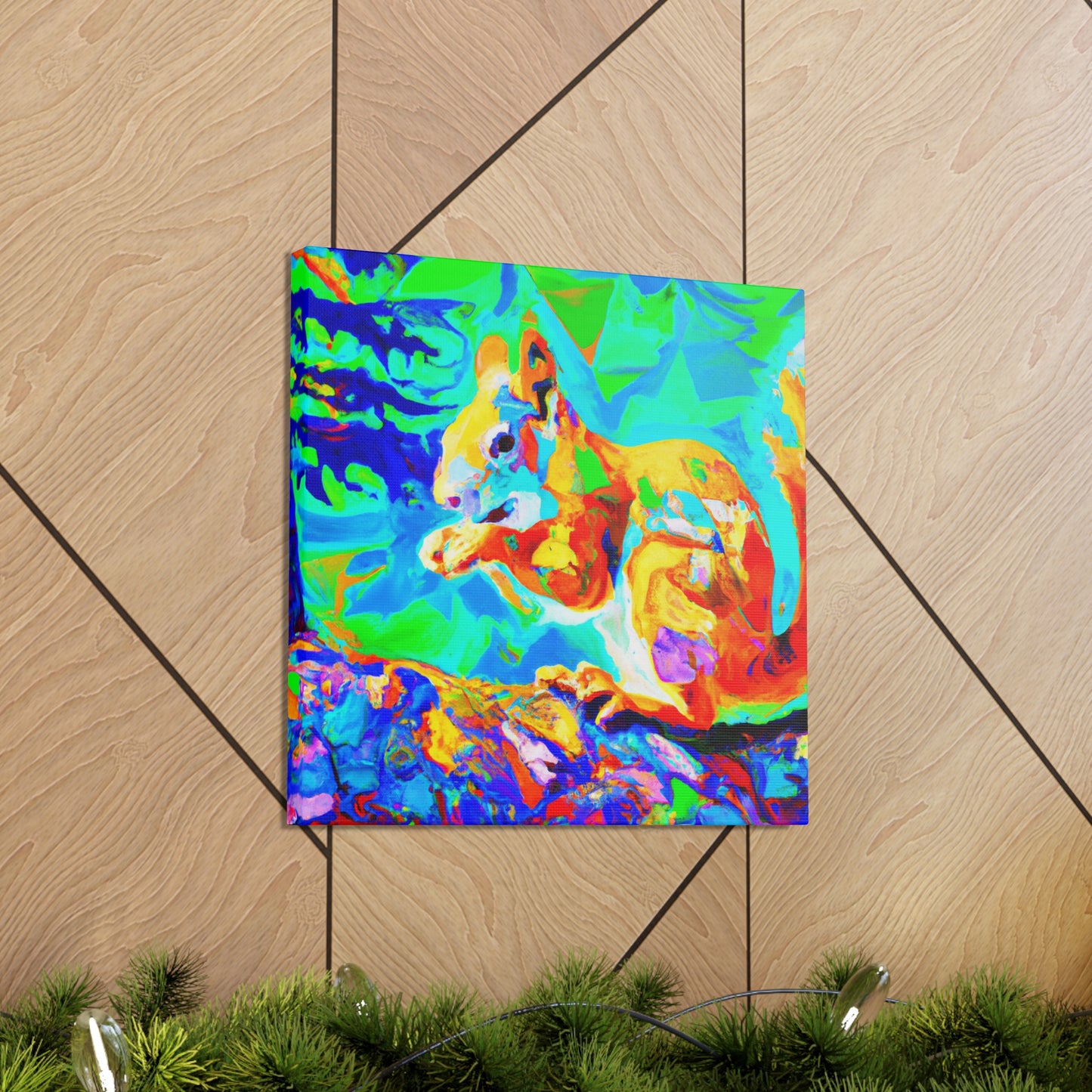 "Squirrel in Fauvism" - Canvas