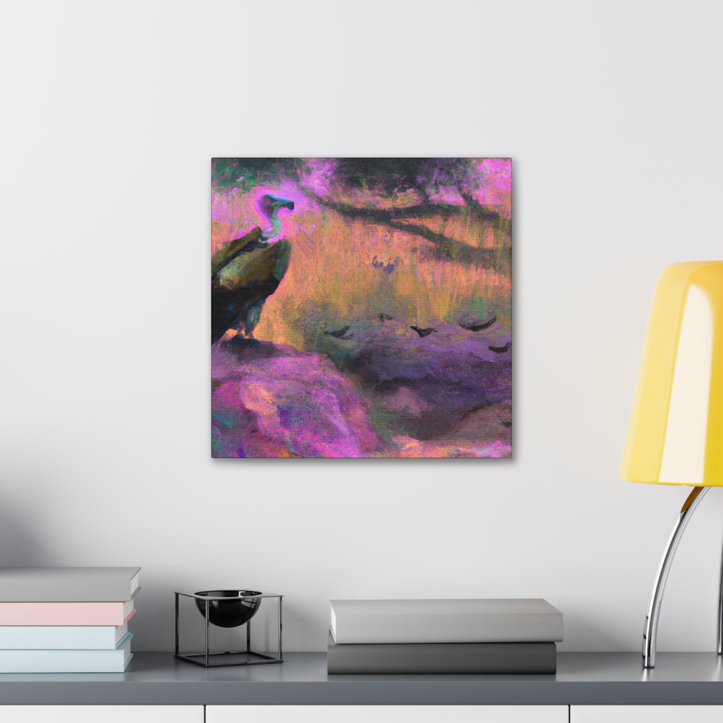 "Vulture in the Sky" - Canvas