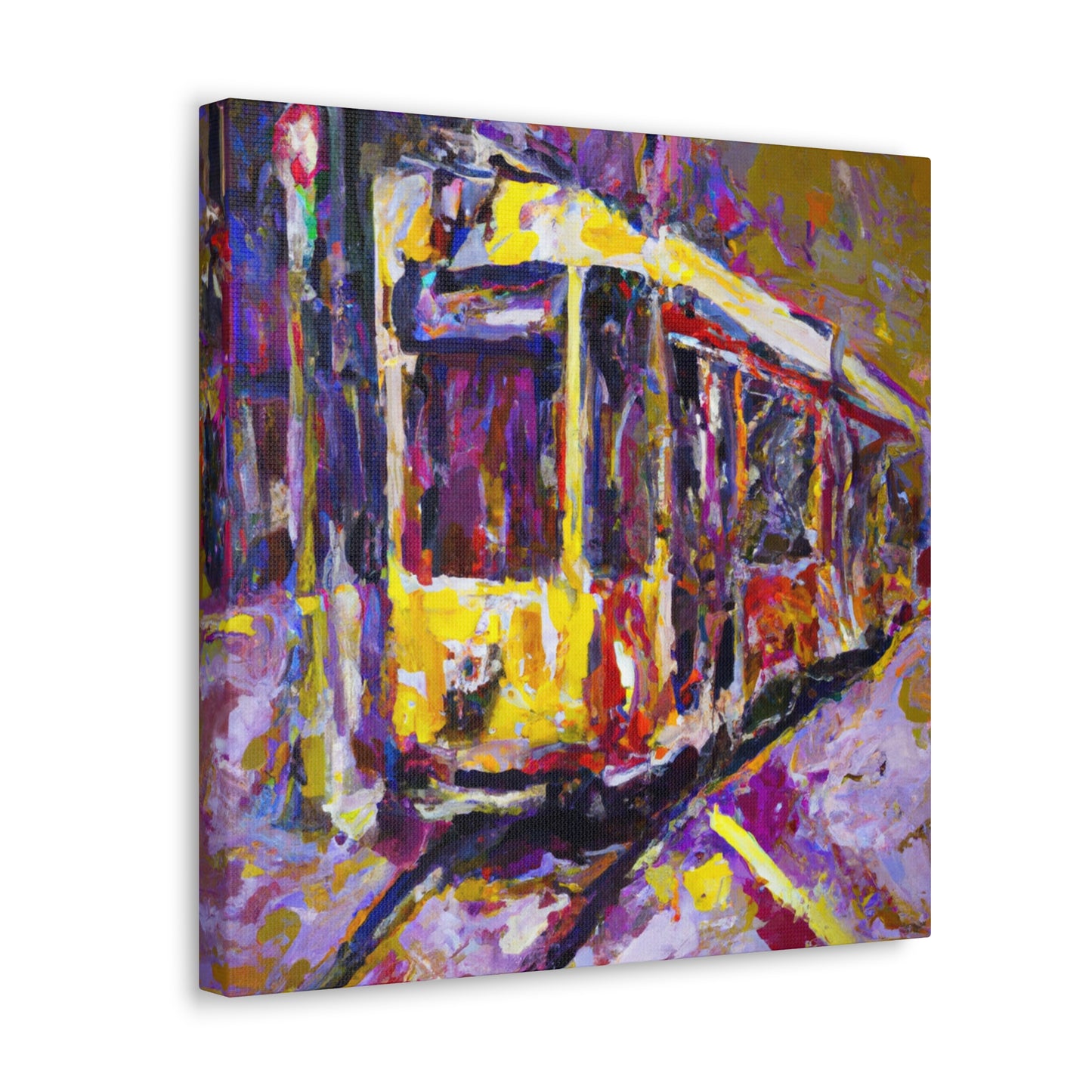 Tram in Impressionism - Canvas