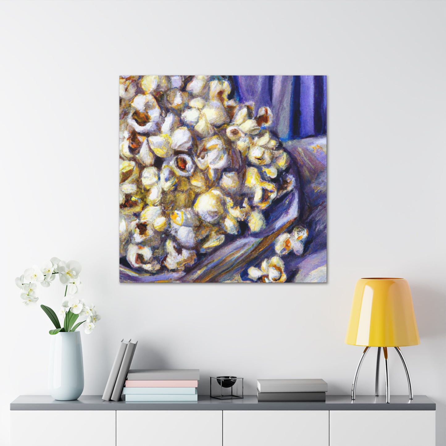 "Popcorn Delight Hyperrealism" - Canvas