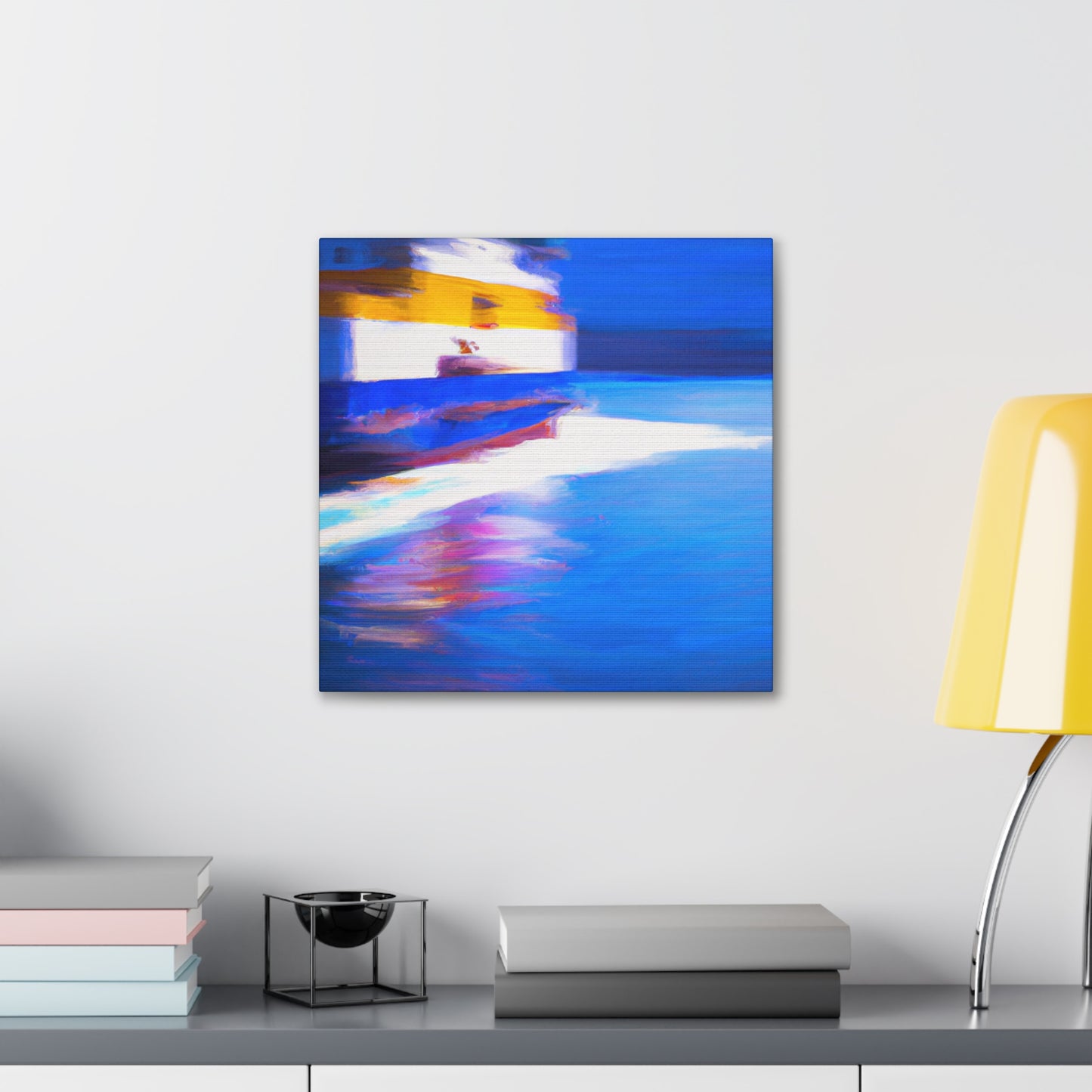 Ferry on the River - Canvas