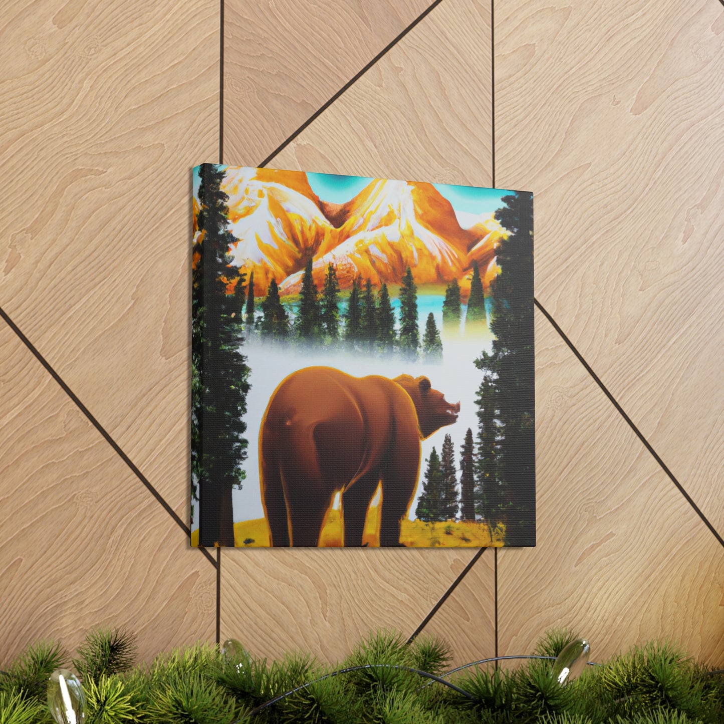 Beneath the Brown Bear - Canvas