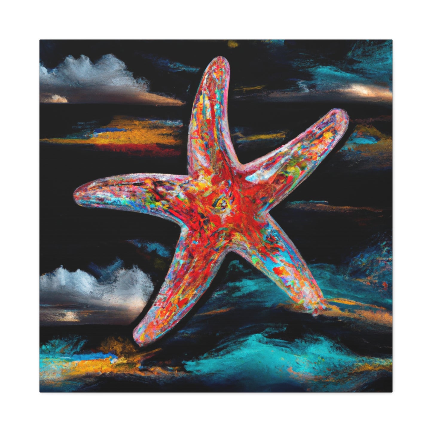 "Starfish in Surrealism" - Canvas