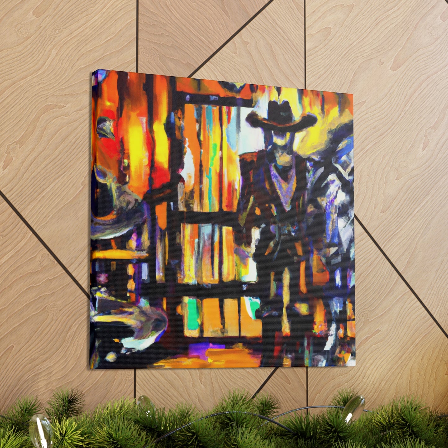 Saloon in Impressionism - Canvas