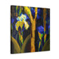 Iris in Abstraction - Canvas