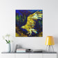 Golden Eagle Flight. - Canvas