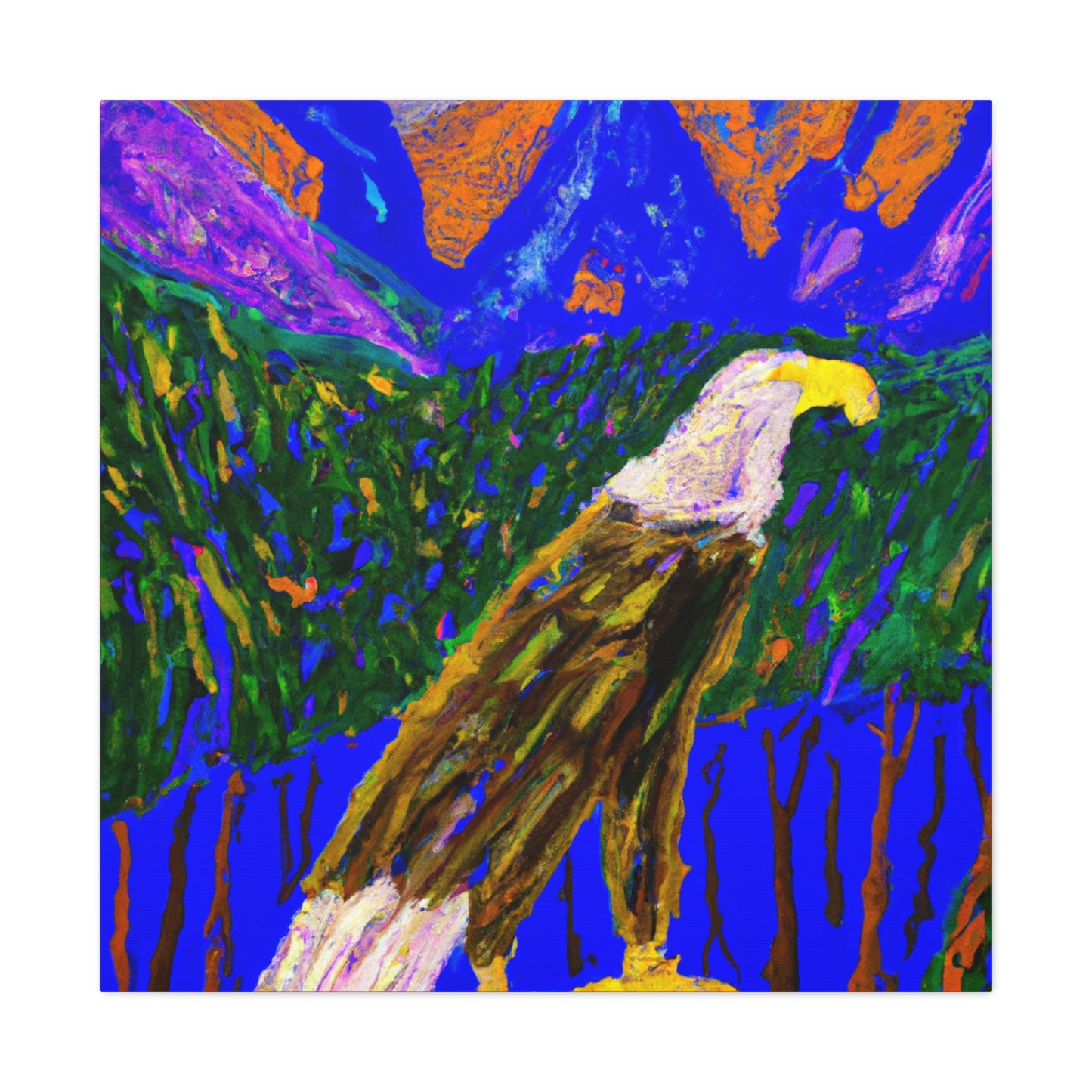 "The Noble Bald Eagle" - Canvas