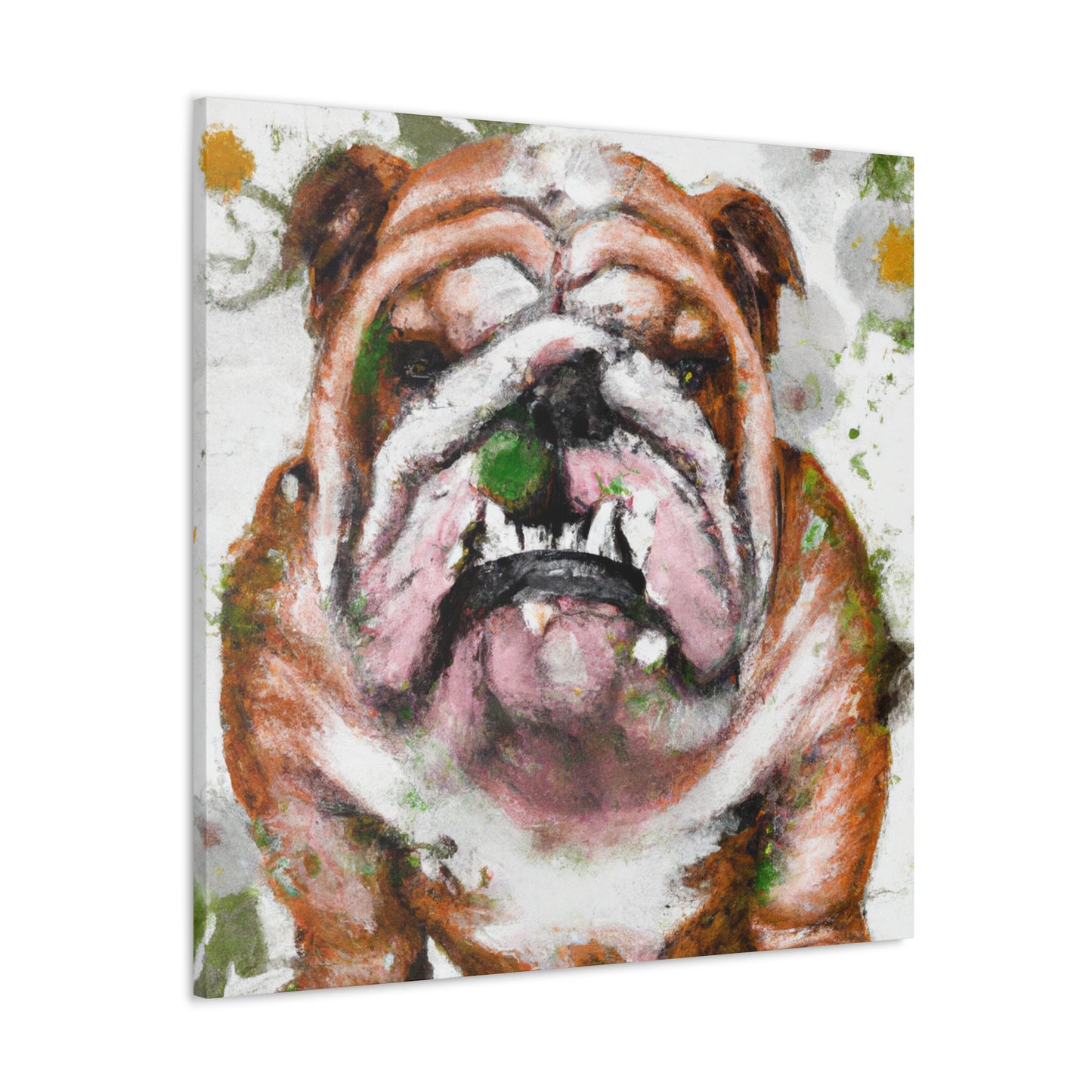 English Bulldog Bliss - Canvas