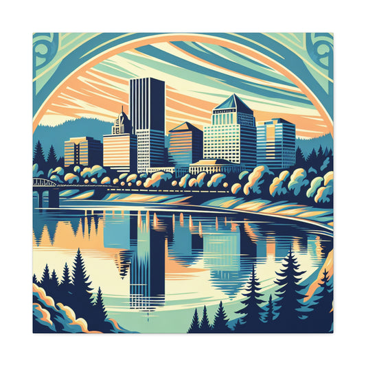 "Enchanting Grace of Portland" - Canvas