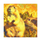 "Prairie Dog's Exuberance" - Canvas