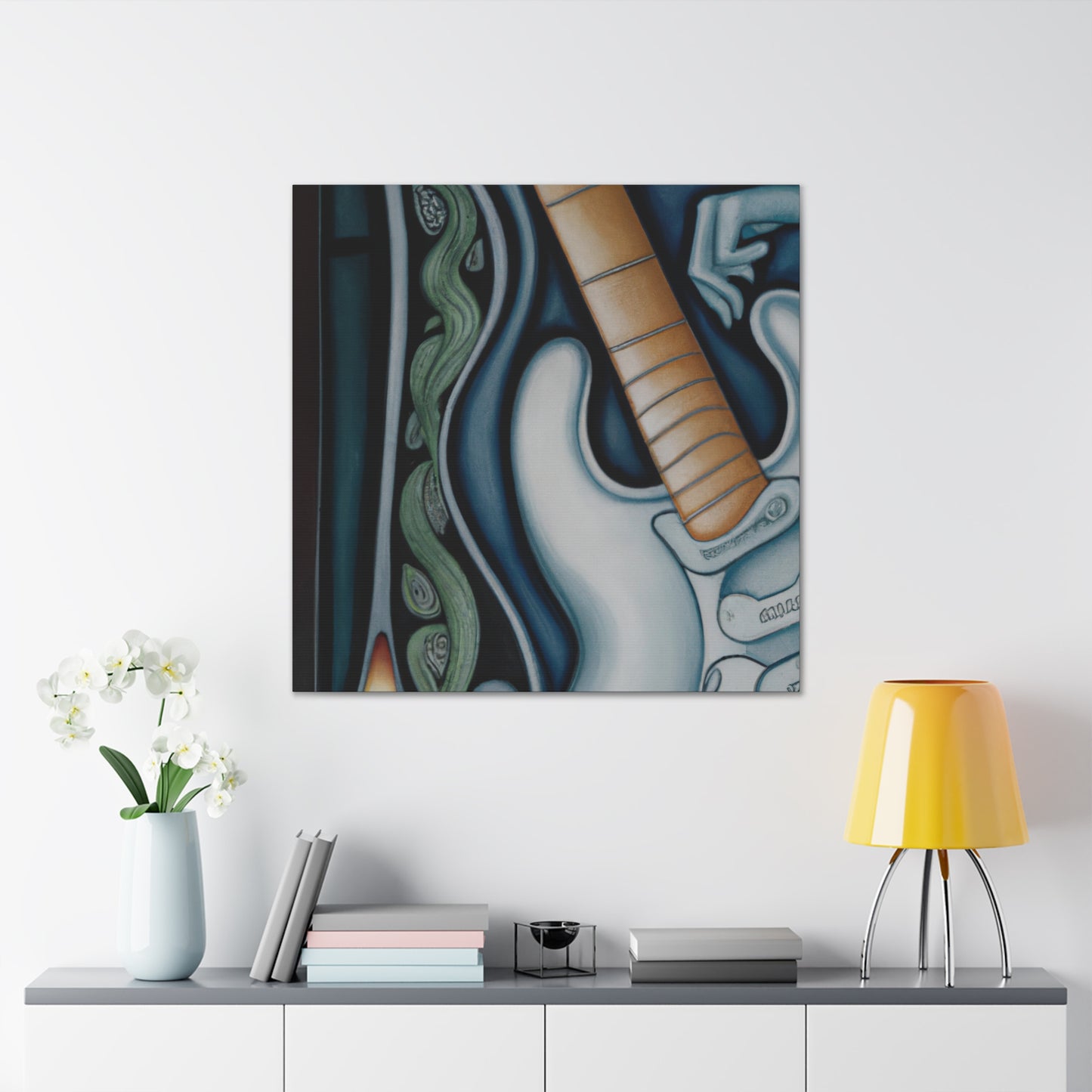 "Fender in Art Nouveau" - Canvas