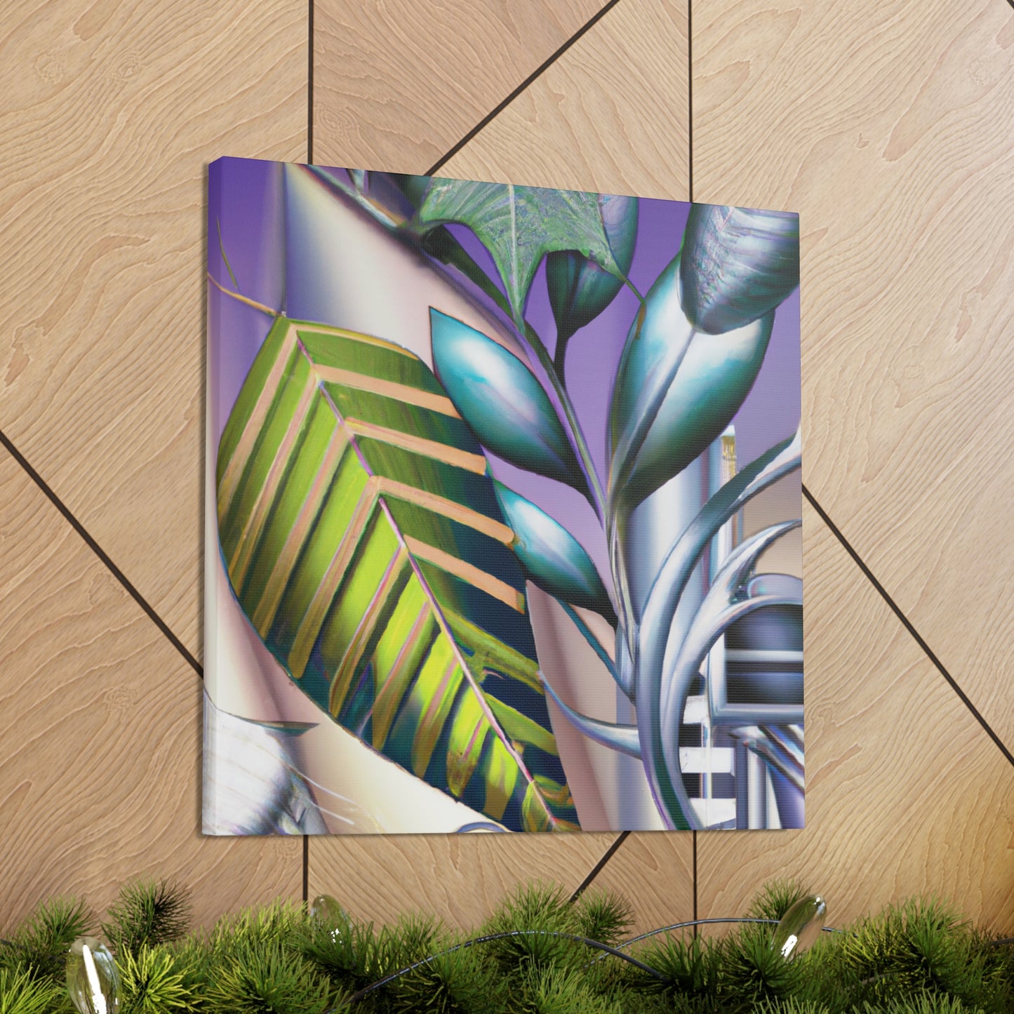 Leaf in Art Deco - Canvas