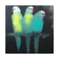 Parakeets in Abstraction - Canvas