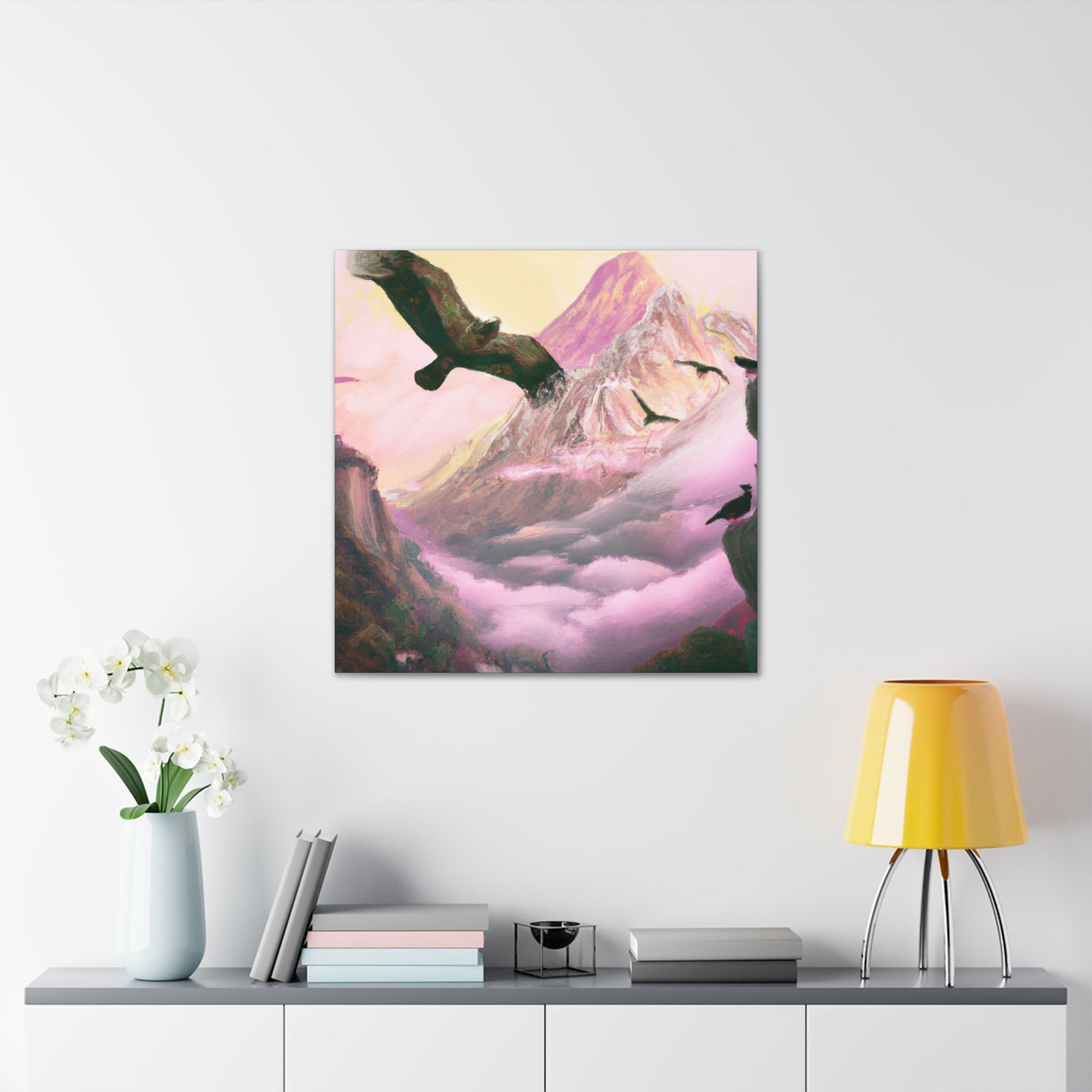 "Condor's Surreal Flight" - Canvas