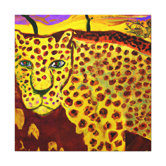 Leopard Lazing Luxuriously - Canvas