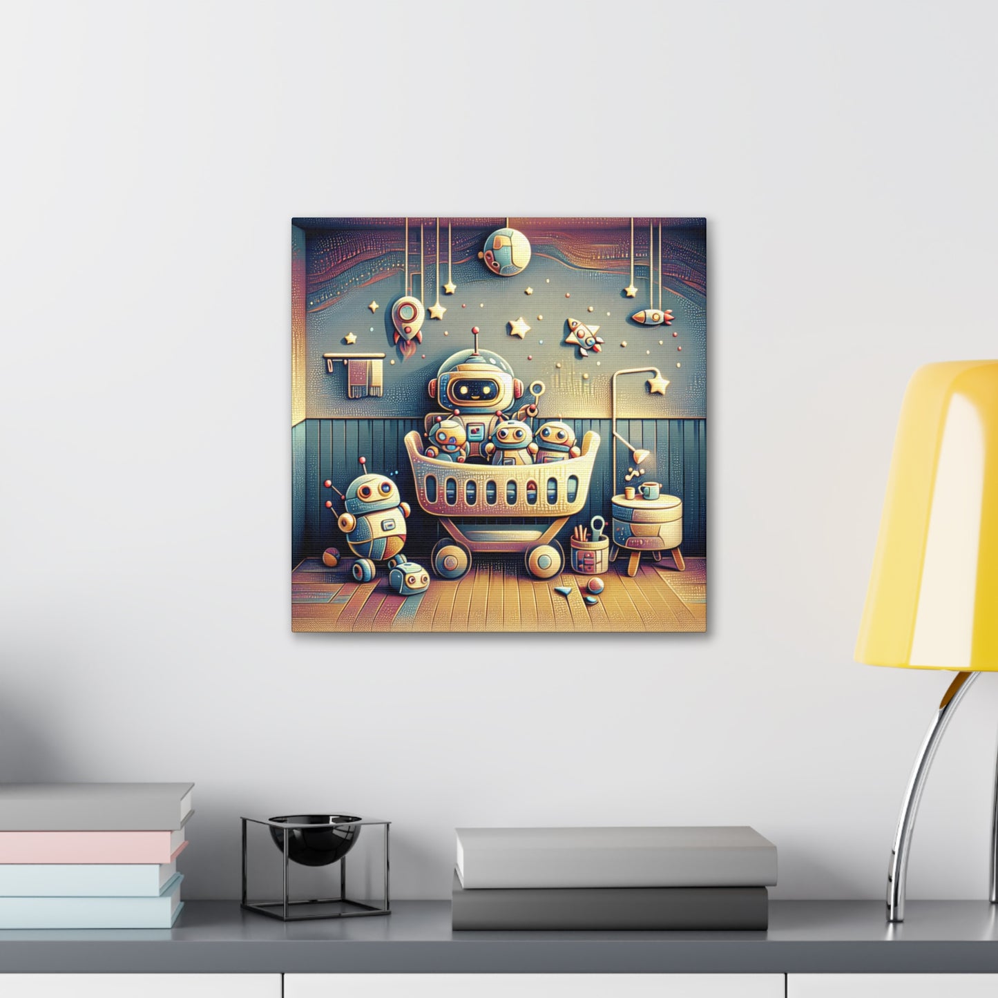 Robotic Cosmos Journey - Canvas