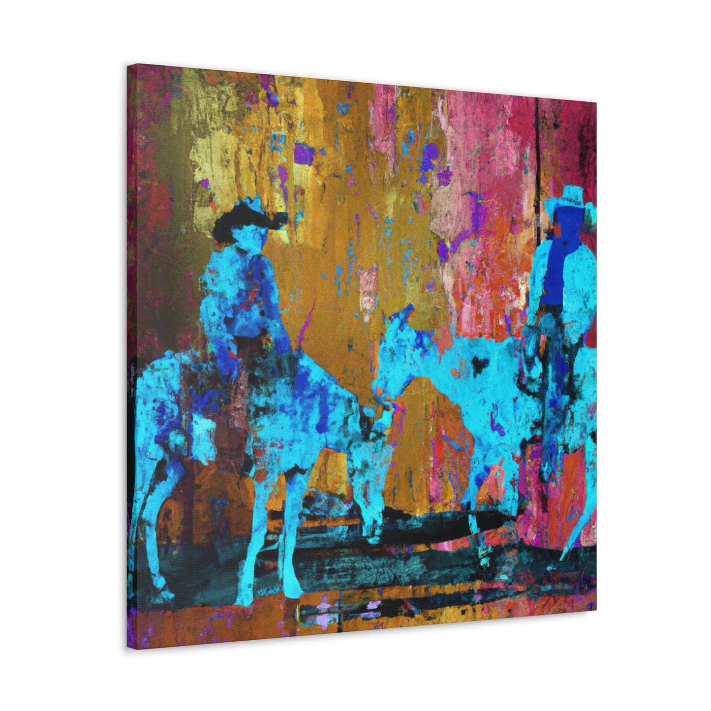 Stagecoach in Motion - Canvas