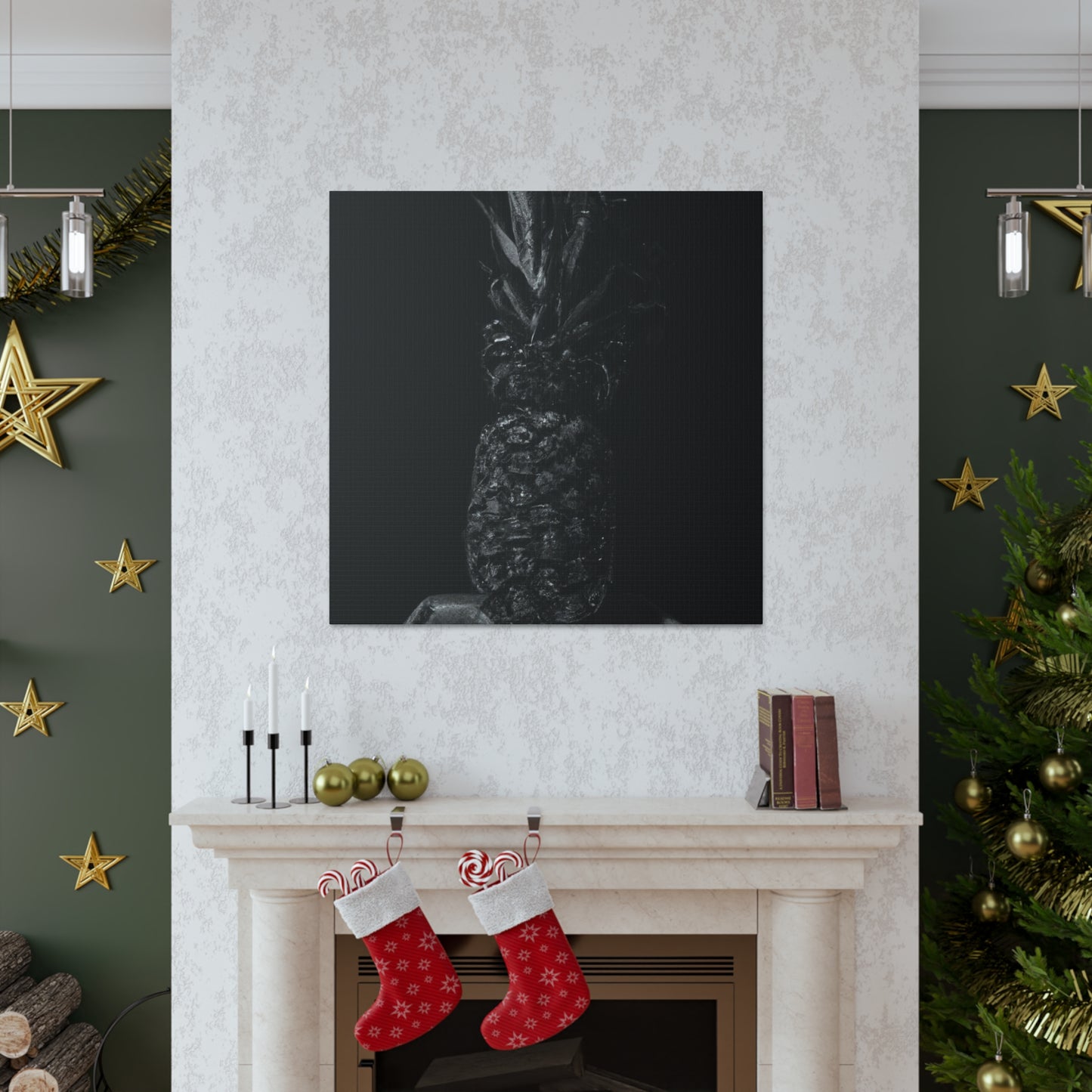 Pineapple Realism Scene - Canvas