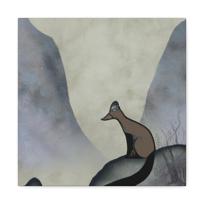 Marten in the Moonlight - Canvas