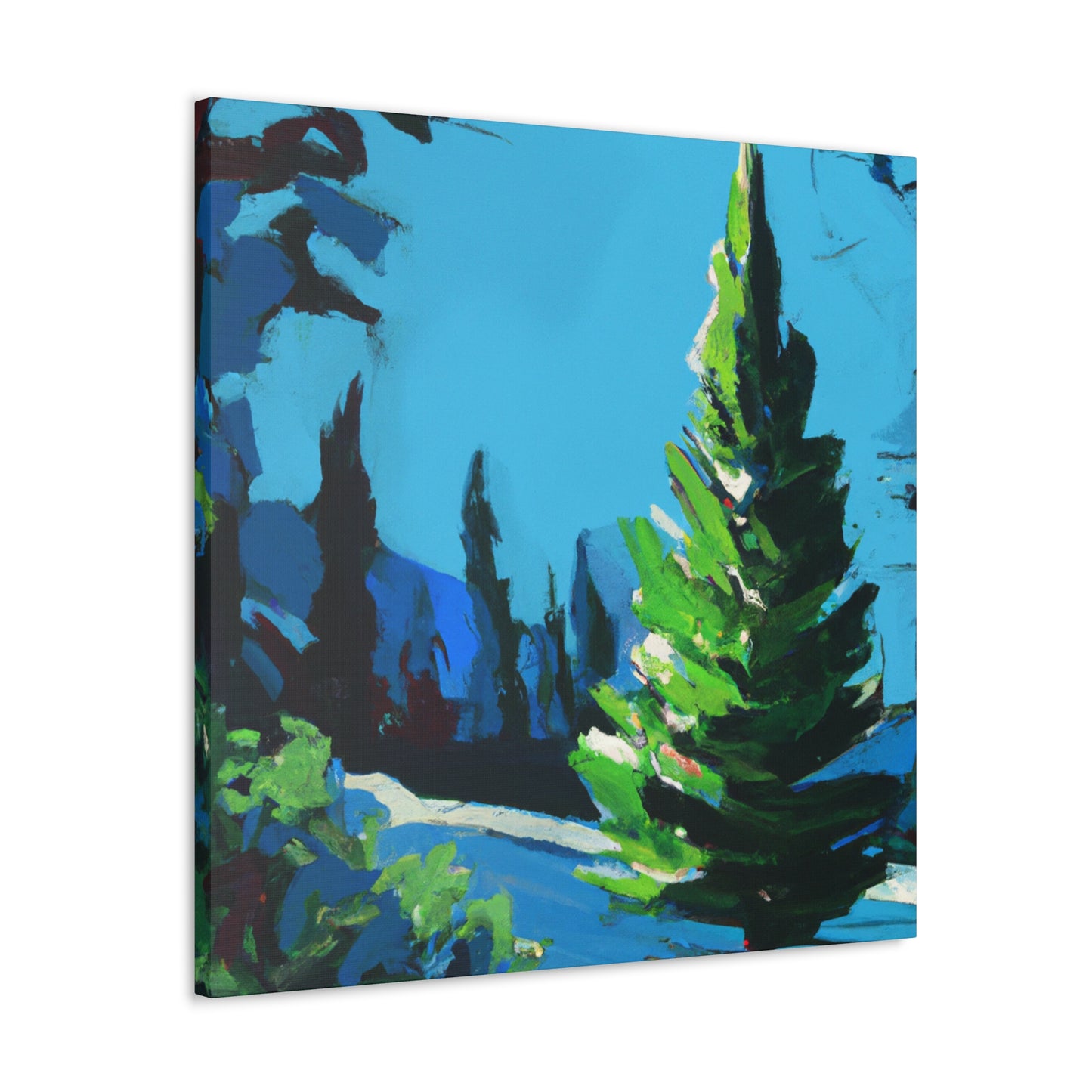 Pine Tree in Spring - Canvas