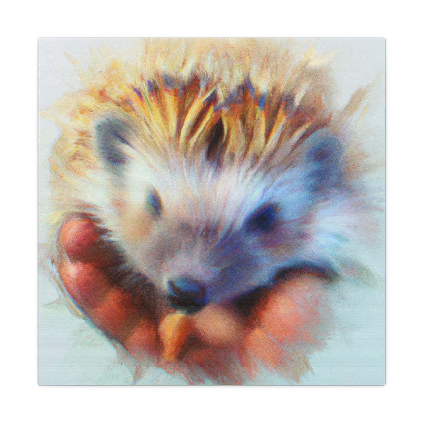 "Hedgehog in Hyperrealism" - Canvas