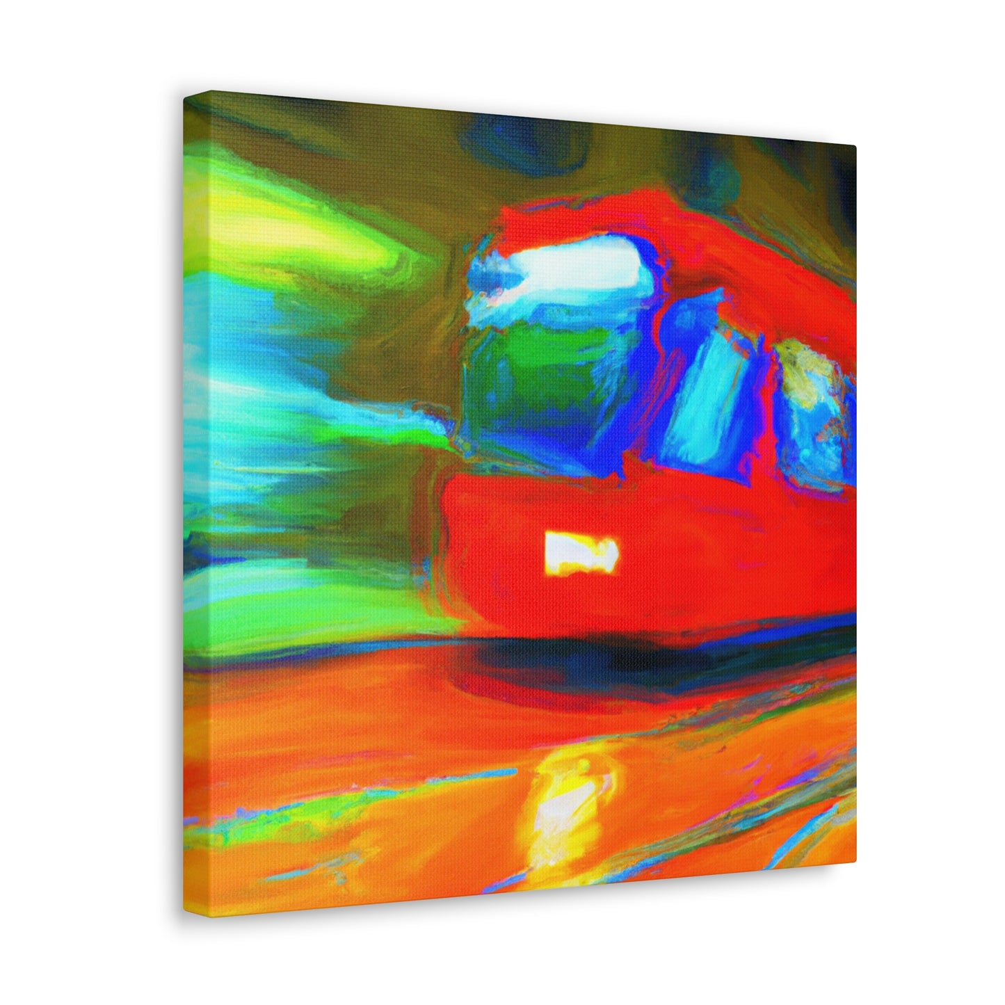 Tram in the City - Canvas