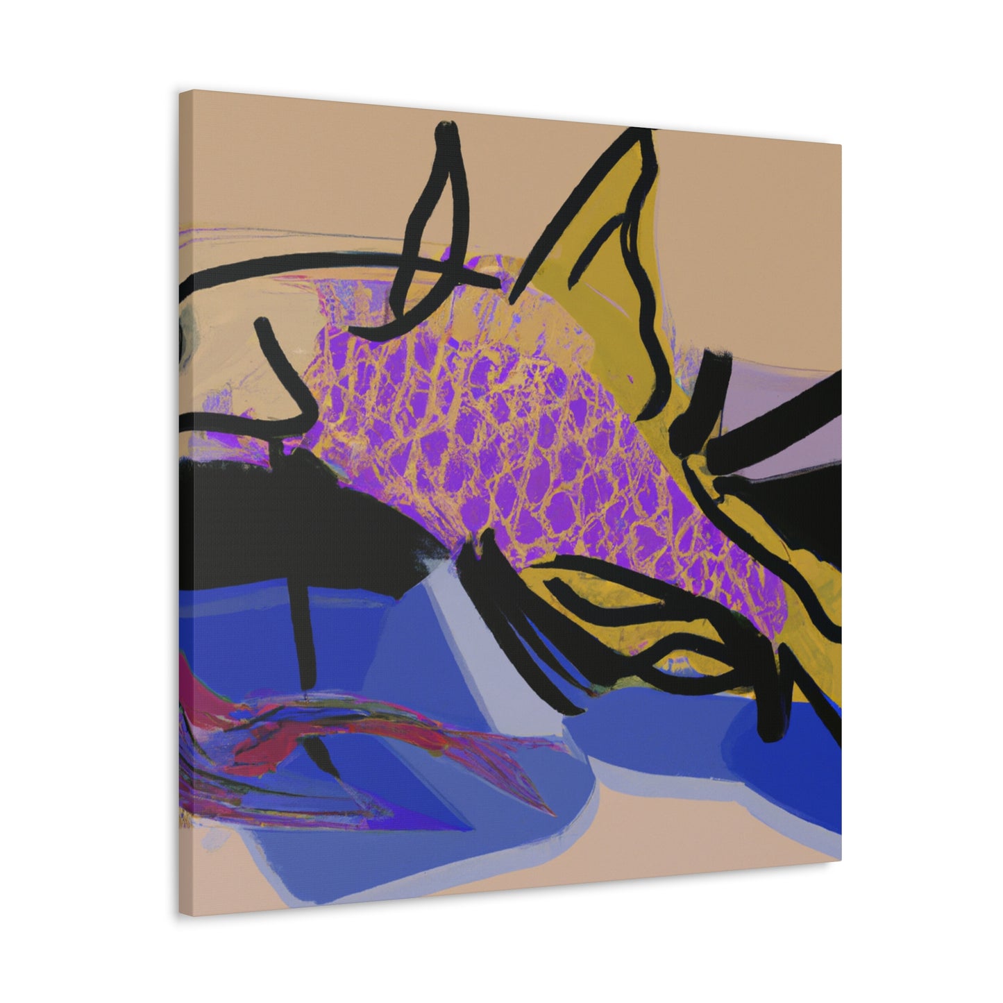 "Swordtail in Abstractions" - Canvas