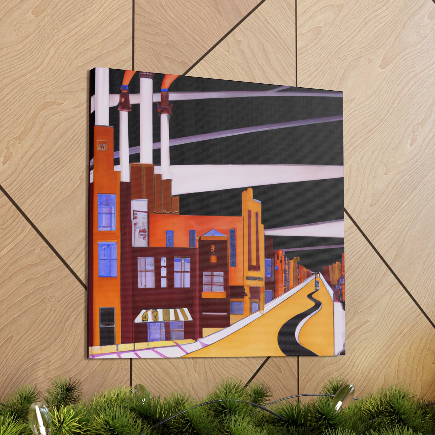 "Urban Phantoms Rising" - Canvas