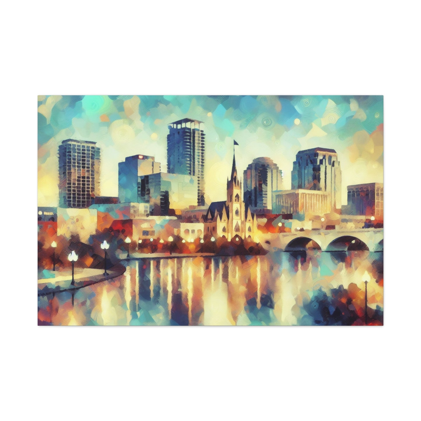 "Vibrant Orlando Tales" - Canvas