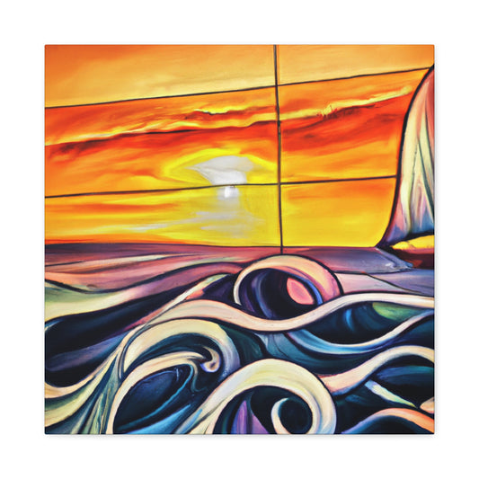 "Ocean Sunrise Splendor" - Canvas