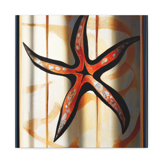 "Starfish at Sunset" - Canvas