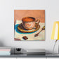 Coffee Cup Luxury Scene - Canvas