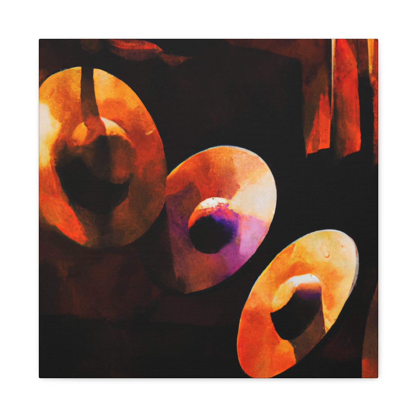 "Cymbal Symphony Illumination" - Canvas