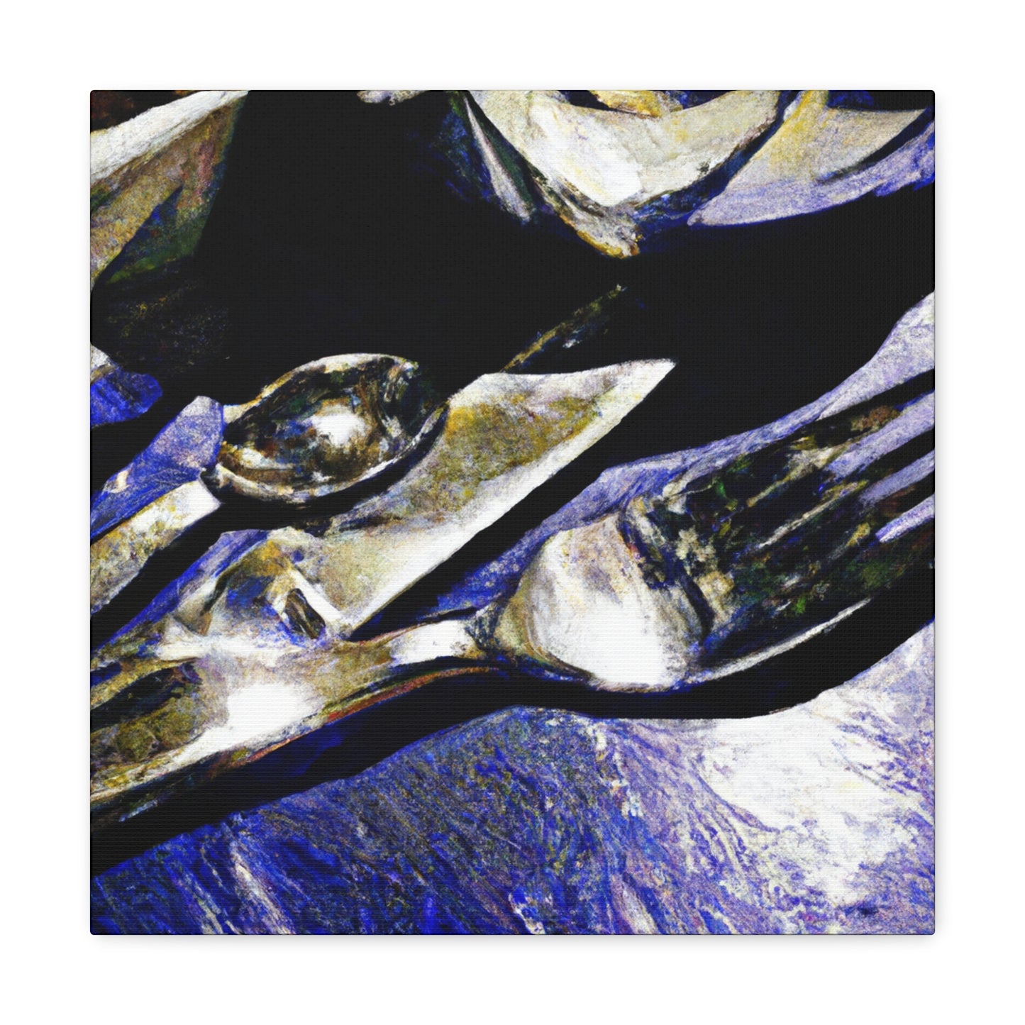 Silverware Impressionism. - Canvas