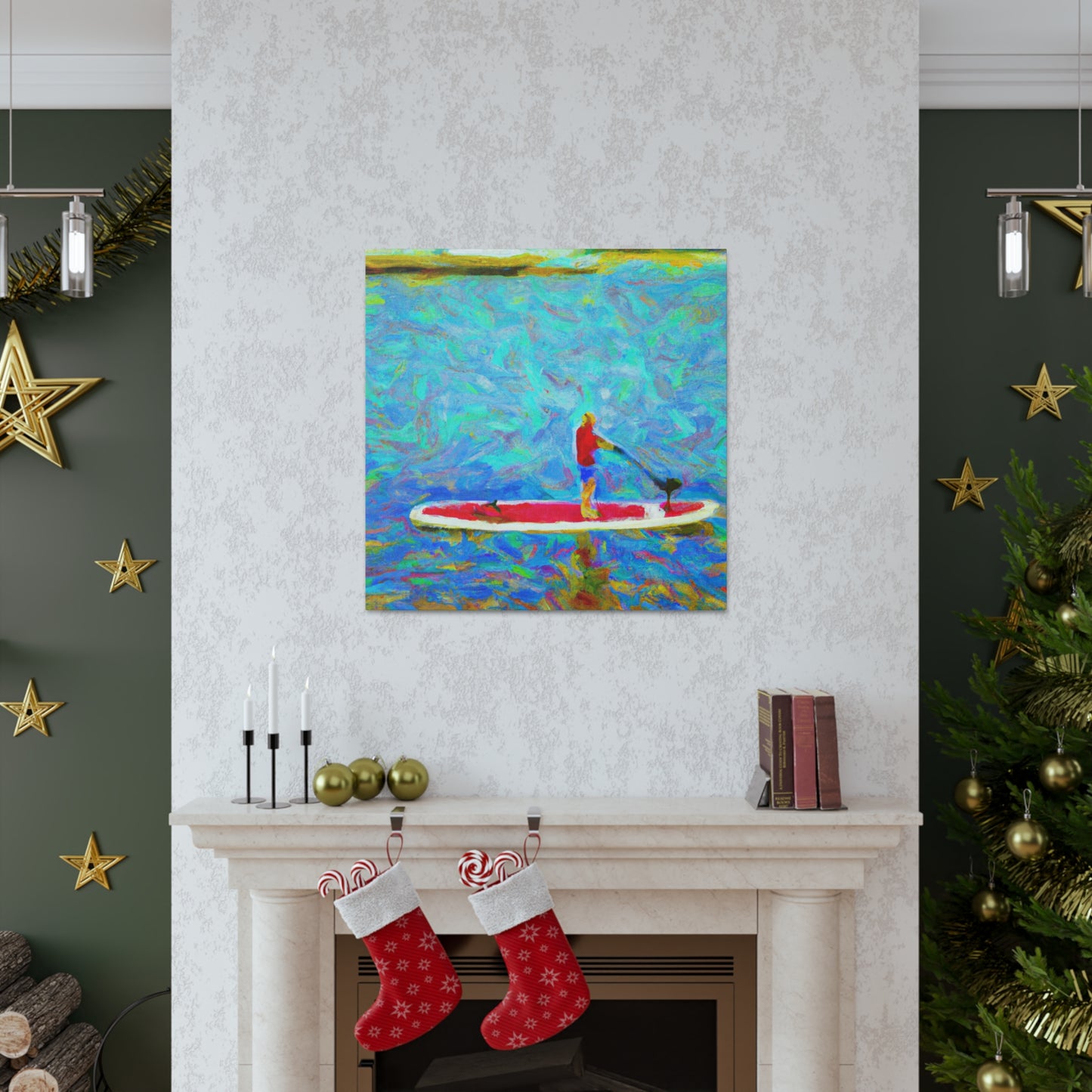 "Calm on the Paddle" - Canvas