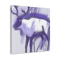 Reindeer in Expressionism - Canvas