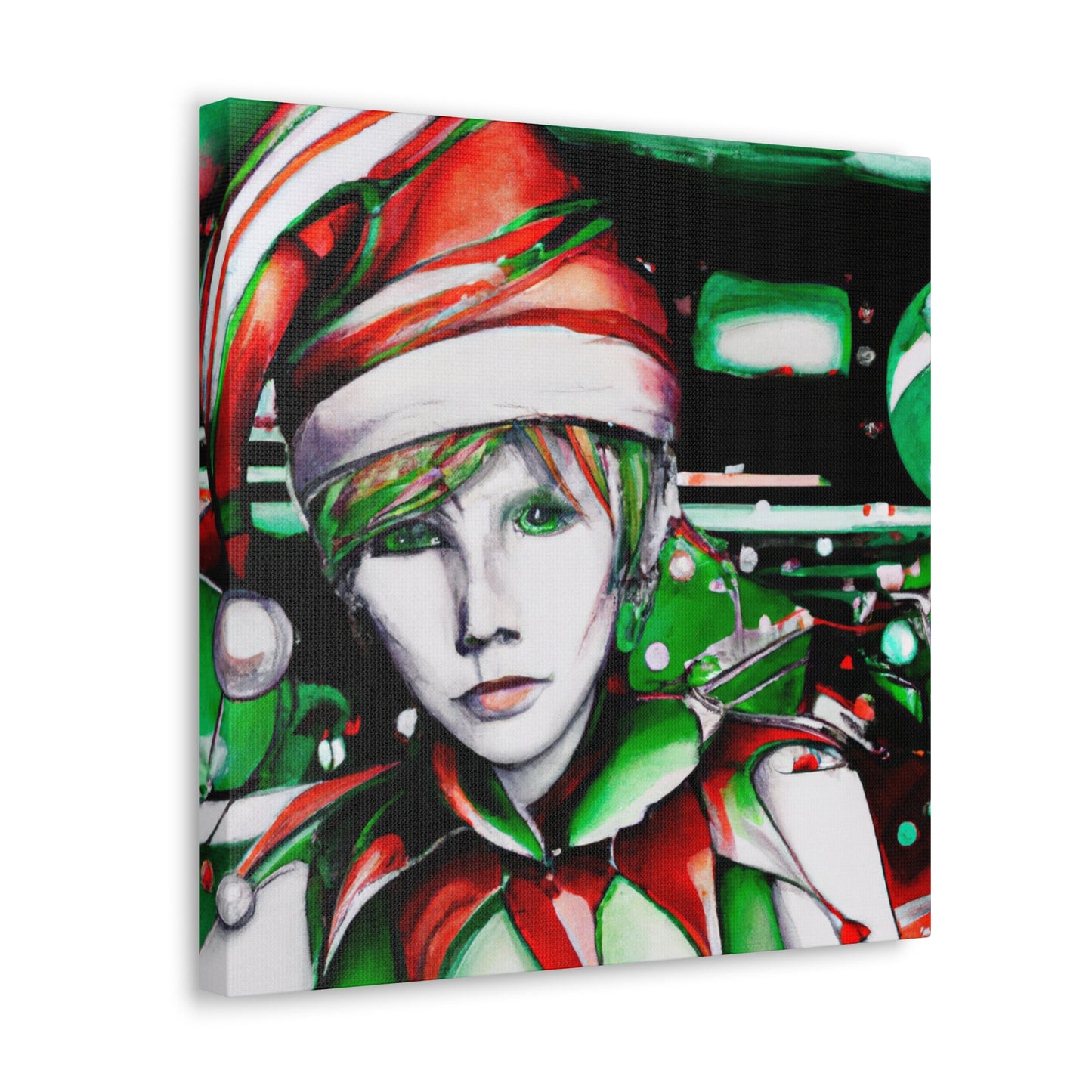 Elf in Moonlight Scene - Canvas