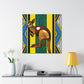 "Wallaby's Art Deco Drive" - Canvas