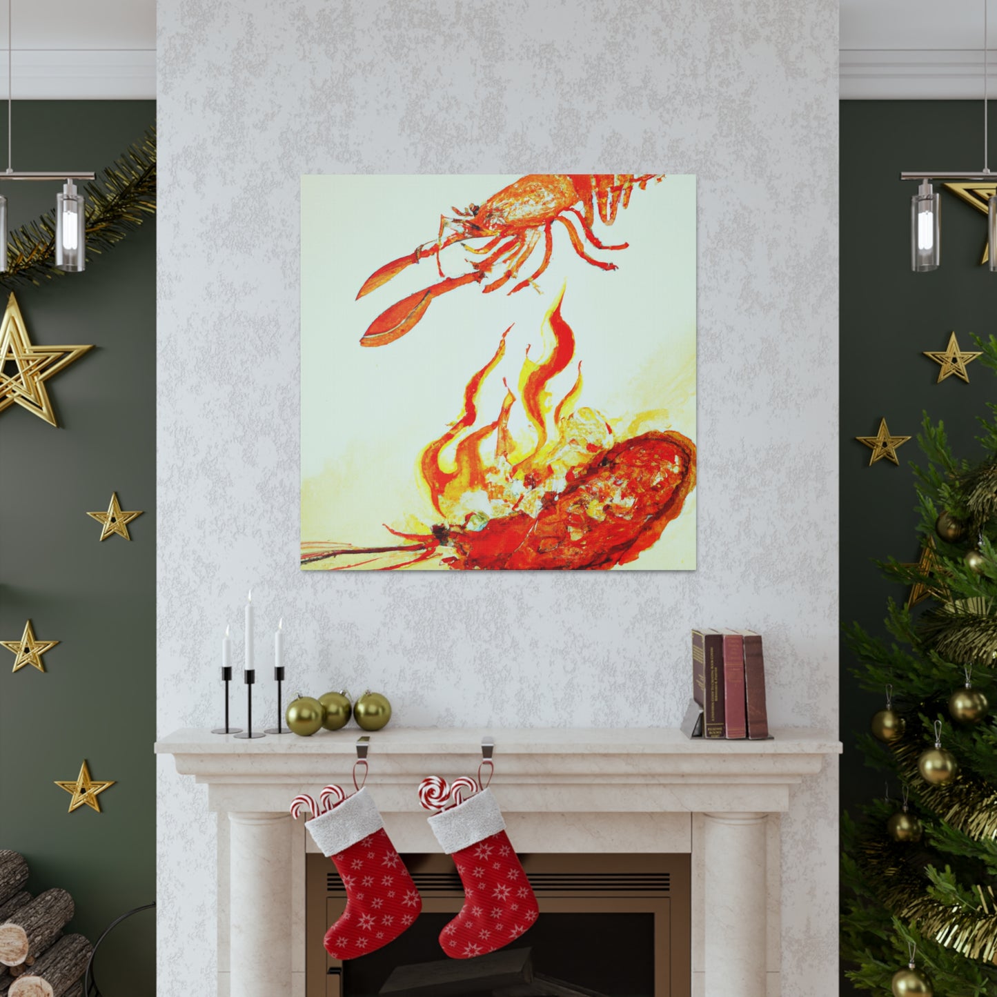 "Seafood on the Shore" - Canvas