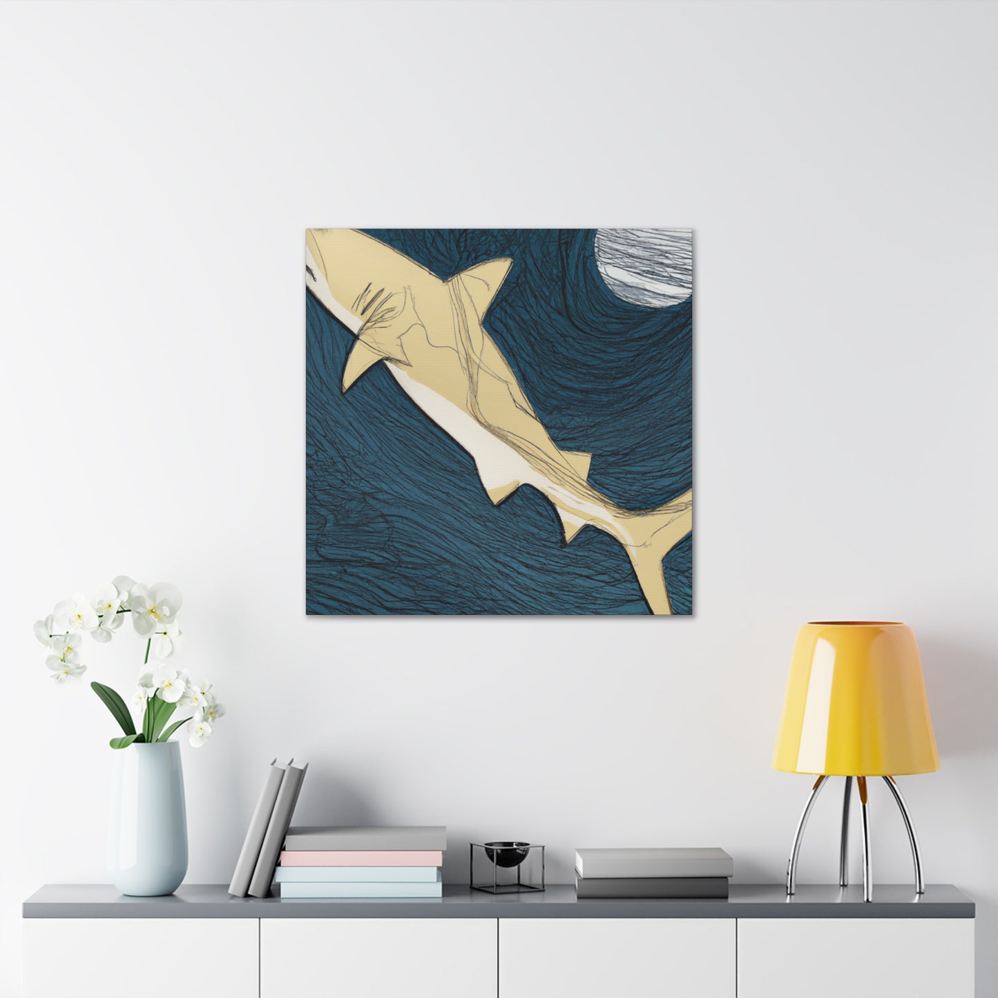 "The Shark's Dreamscape" - Canvas