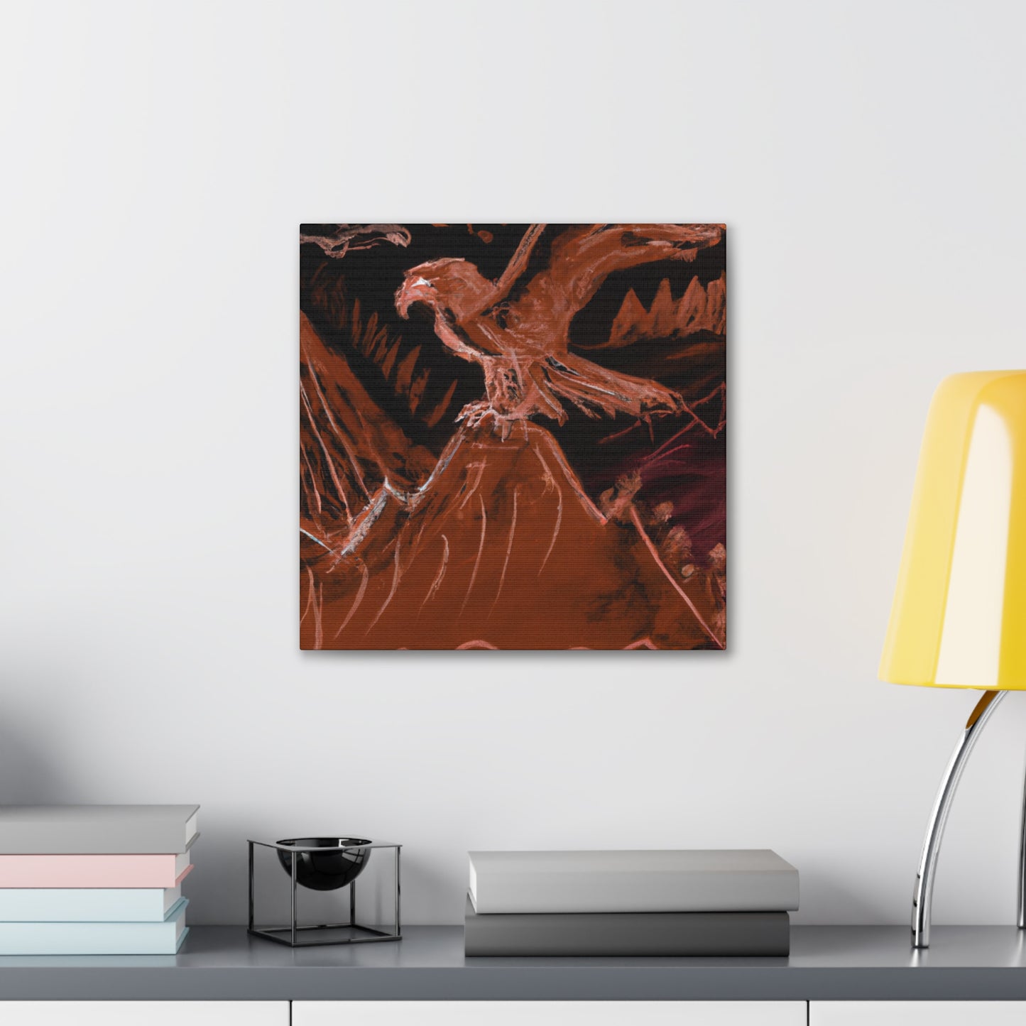 "Golden Eagle Triumphant" - Canvas