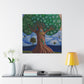 "Oak Tree in Dreamscape" - Canvas